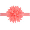 Children's ultrasonic hair accessory, shiffon cloth, elastic headband, European style, flowered, wholesale