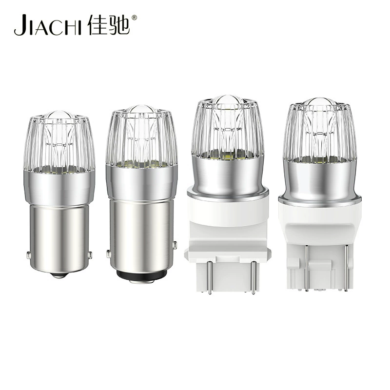 Новые светодиодные автомобильные фонари 1156/1157/3157/3157/7443 рулевых стоп-фонарь универсальный подсветка задних фонарей три линзы