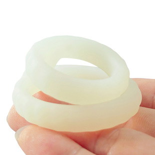 Cross-border elephant three-ring lock ring liquid silicone lasting ring couple fun delay ring penis ring factory direct sales