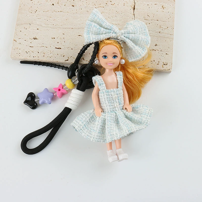 Backpack, Barbie doll, climbing pendant, keychain, Chanel style