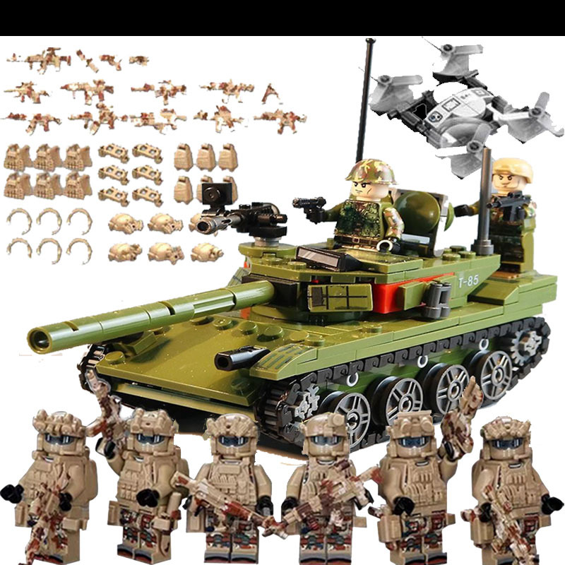 T-85+drone+6 yellow soldiers