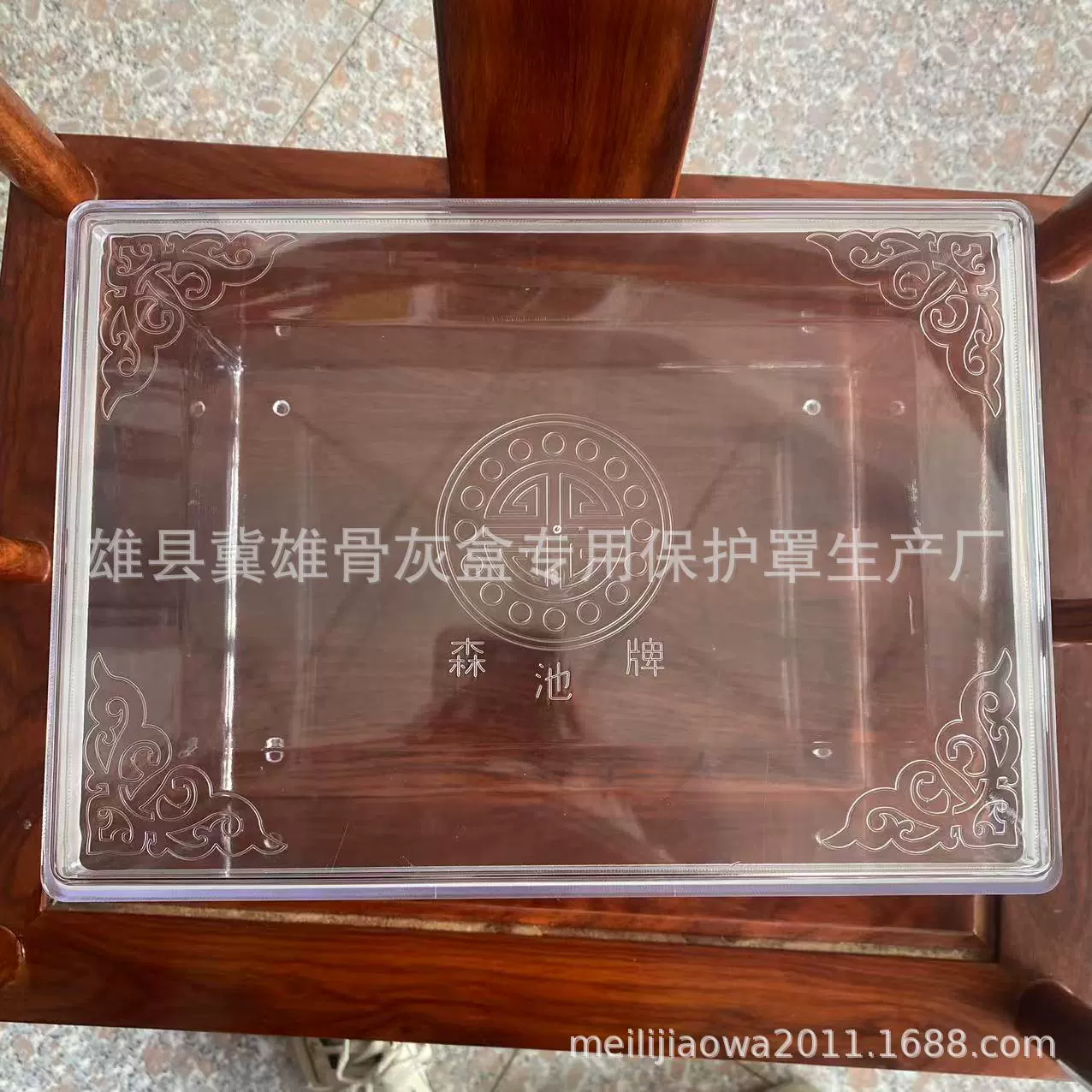 Урна влагостойкий ящик небольшой размер прозрачный утолщенный завод прямых похорон принадлежности кладбище урна защитный чехол