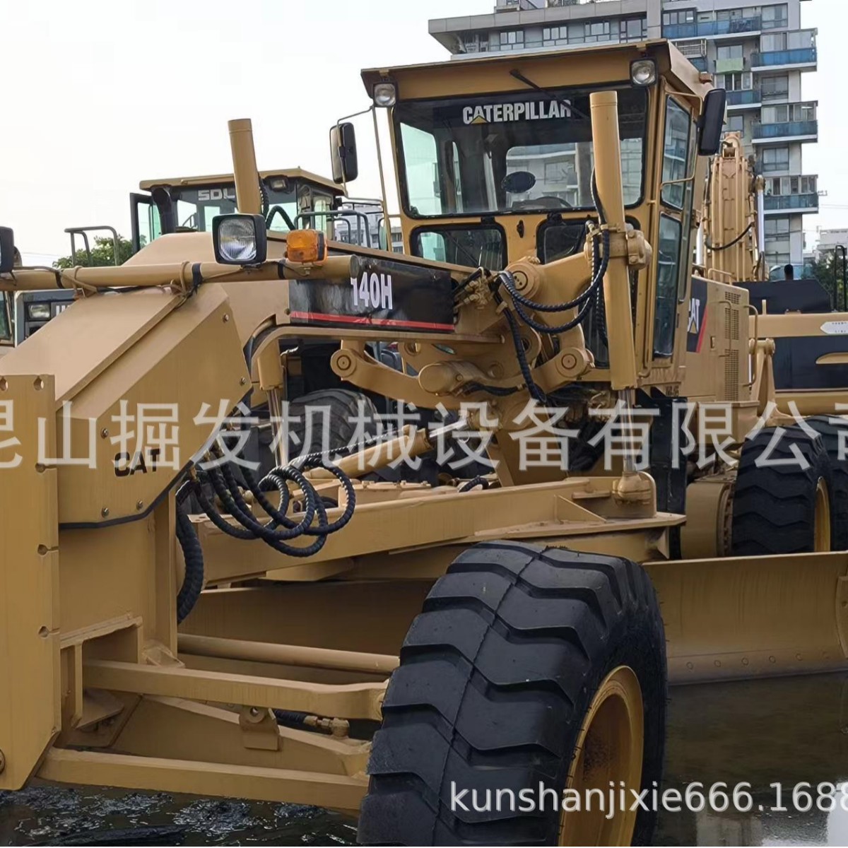 二手平地机caterpillar二手卡特平地机140H路面平地机