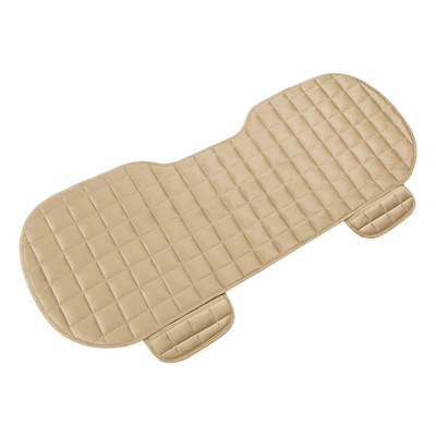 Car Seat Cushion Winter Plush Seat cushion, seat cover - beige-rear-seat-cushion-universal