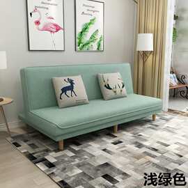 布艺沙发小户型网红款可折叠客厅出租屋简易单懒人卧室两用沙发床