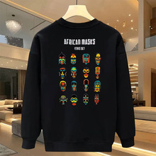 100-300斤胖哥哥肥佬加肥加大码秋冬加绒加厚长袖t恤男保暖卫衣男