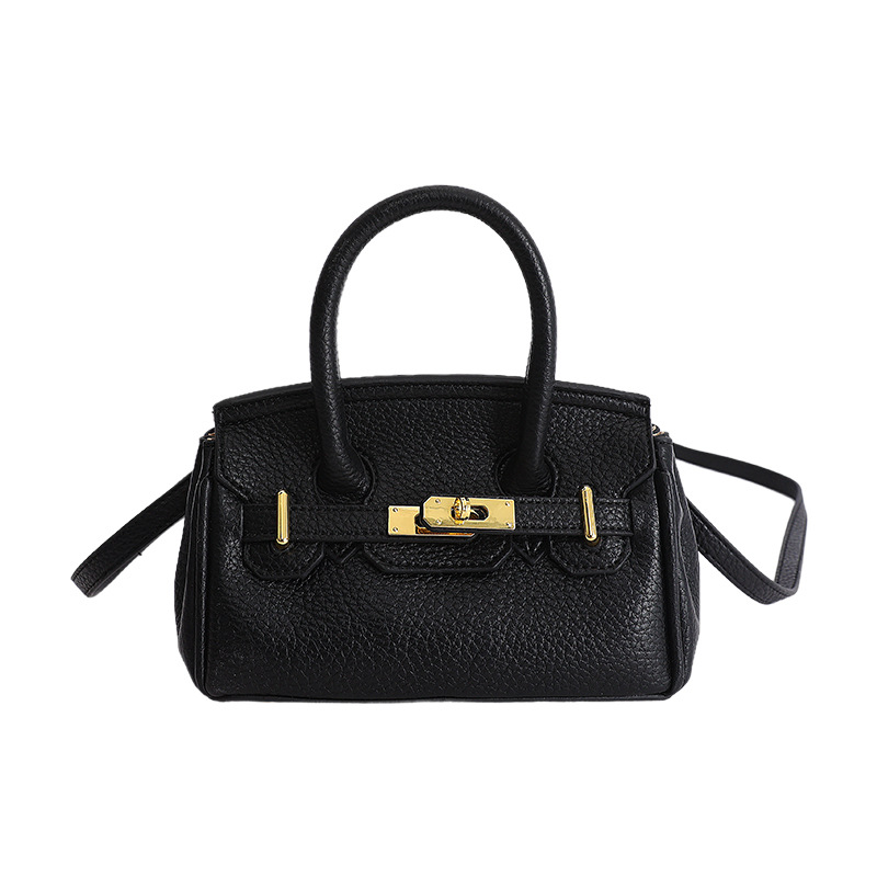 Textura de nicho de diseño de platino de mujer 2026 nuevo estilo simple de moda diaria de un solo hombro bolsa de tramo inclinada image 9