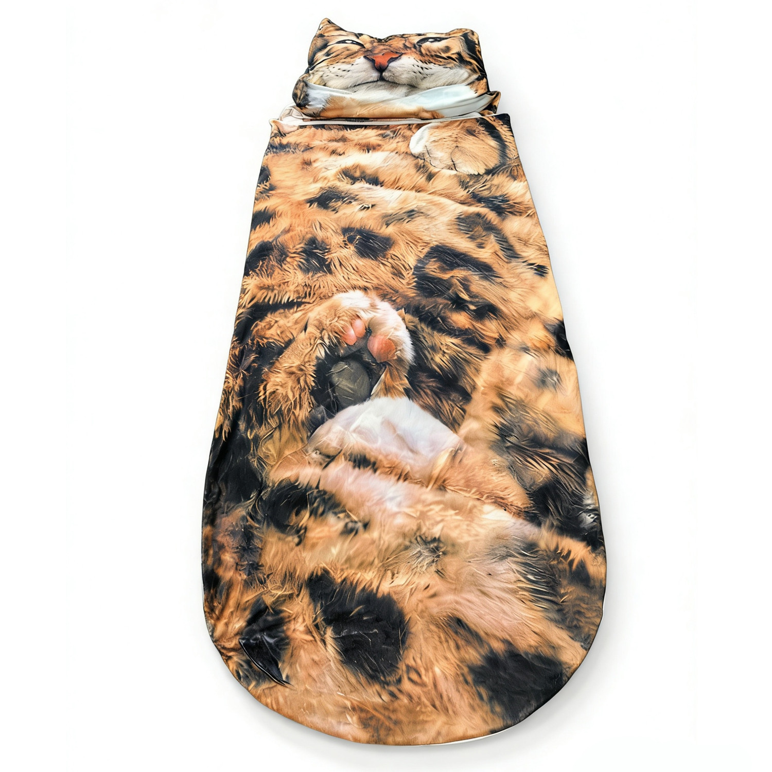 Cross-border Adorable Cat Envelope Sleeping Bag Winter Adult Plush Cat Sleeping Bag