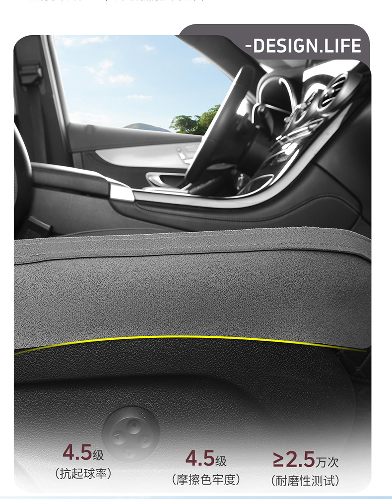 25 New Models of All-Season Suede Saddle Pads, Breathable, Dirt-Resistant, Anti-Wear, Car Seat Cushions, Interior Seat Covers, Comfortable