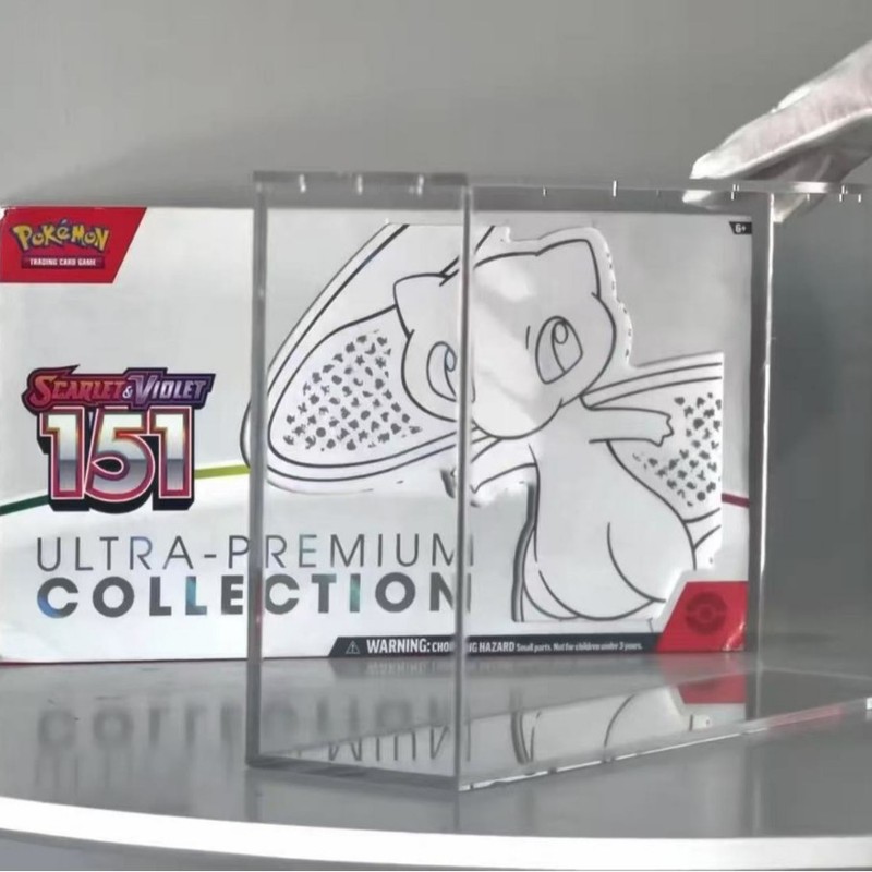 跨境专属工厂直销美版宝可梦PTCG Pokemon 151 UPC 亚克力保护盒|undefined