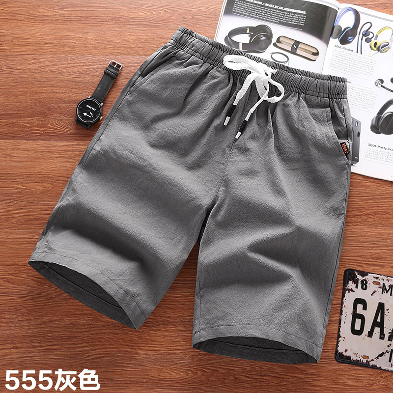 Pantalones cortos de verano transpirables pantalones cortos de verano para hombres delgados sueltos más tamaño Pantalones deportivos casuales pantalones medios pantalones de moda para hombres