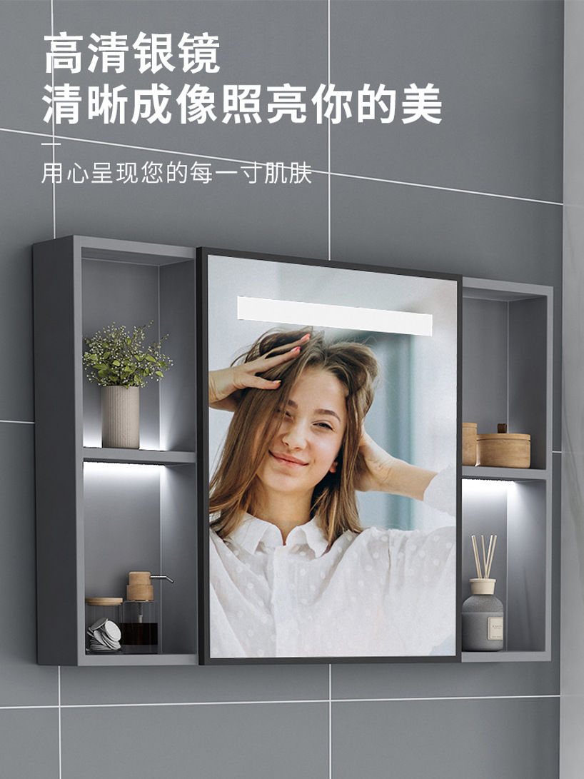 Armario de lavado de aluminio al aire libre armario de baño Lavado de Manos armario de baño balcón lavandería piscina con lavabo de cerámica lavabo