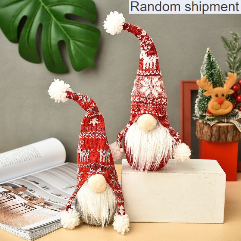 Cross-Border Gnome Dolls, Vintage Fabric Faceless Dolls, Craft Figurines, Window Decorations, Gnome Gifts