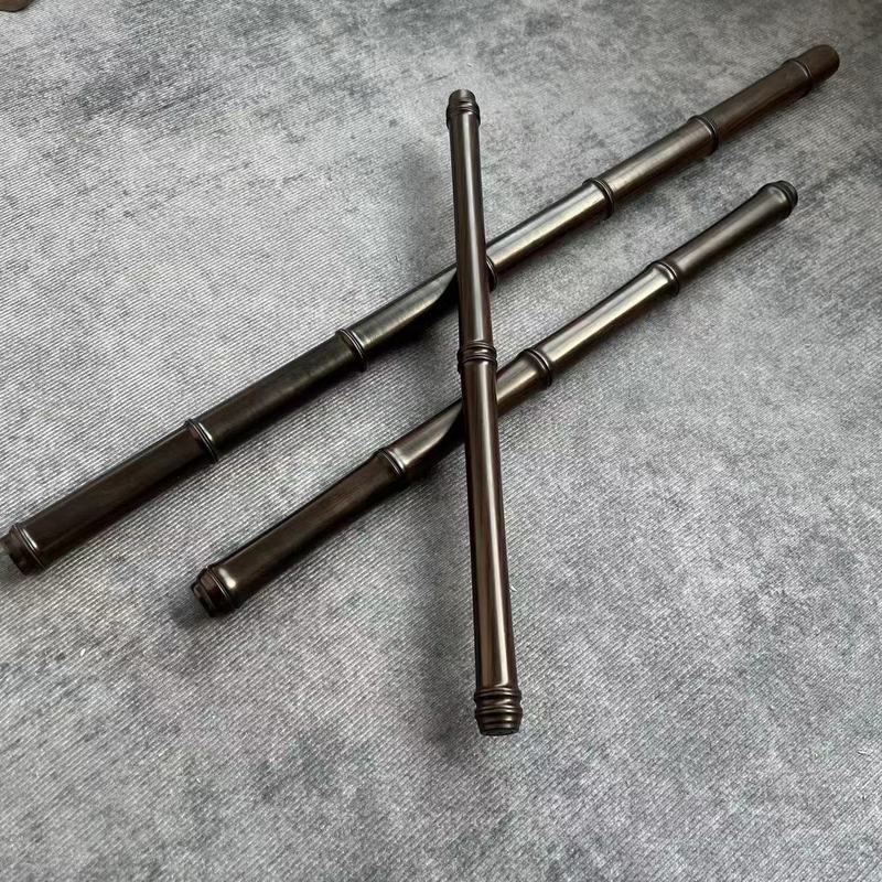 紫光檀木竹節の棒の瓢箪の皿は棒の武術の棒を遊んで背中をたたいて筋の多機能のフィットネスの文を打って瓢箪を遊んで短いです。|undefined