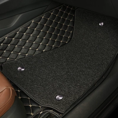Ayaqaltılar (Kovriklər): anti-wear car mat - full-coverage-no-threshold-included-huiqi-single-passenger-double-layer-note-color-discount-giveaway