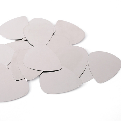 Wholesale 0.3mm thumb finger guitar pick metal electric bass mirror stainless steel guitar pick