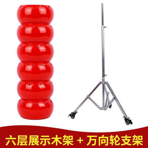 6 층 나무 대상 + 바퀴가 달린 삼각대
