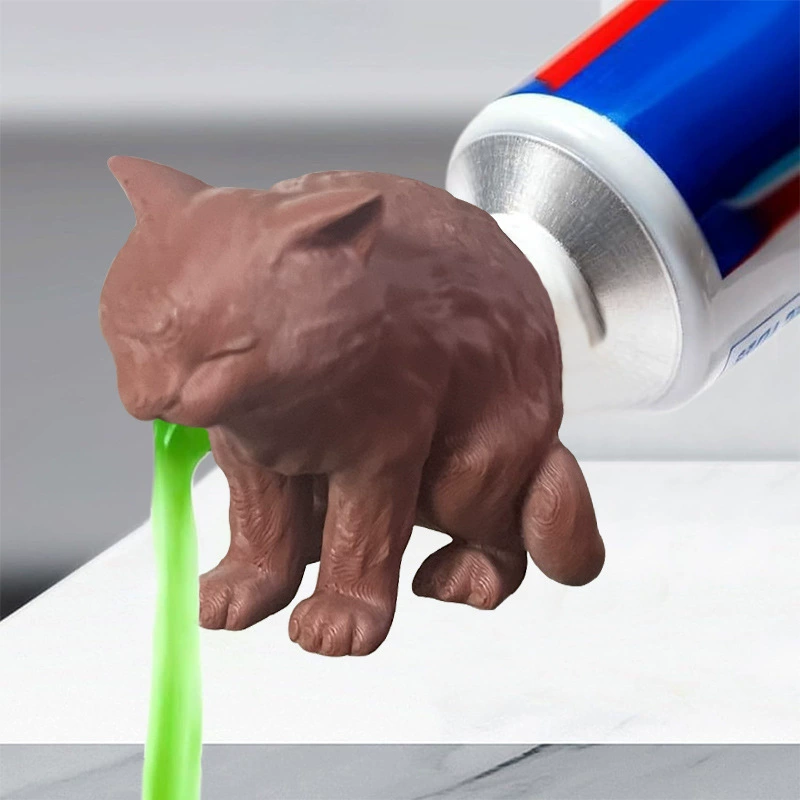 Creative toy, toothpaste, (Cross-border trading), 3D, cat