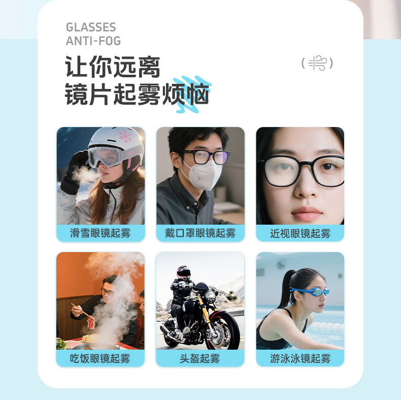 Anti Fog Spray for Glasses 30ml Lens and Swim Goggle Defogger overview