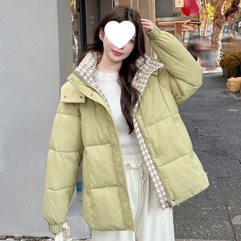 Loose down Cotton Jacket Winter Short Style for Petite 2025 New Slim Student Thick Cotton Coat Jacket