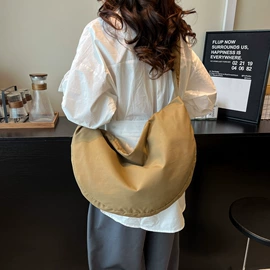 女士单肩包;中大学生书包;牛津布女包