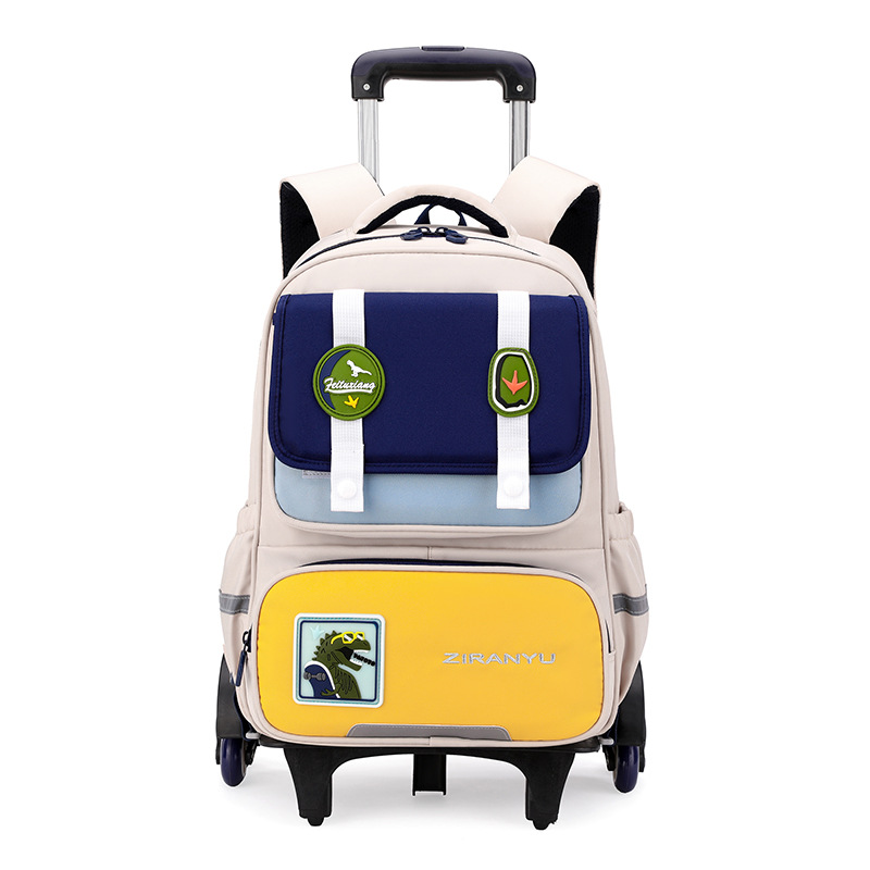 Nuevo pez natural para estudiantes de primaria, estudiantes de secundaria, bolsas de seis ruedas, escaleras de grado 234, niñas