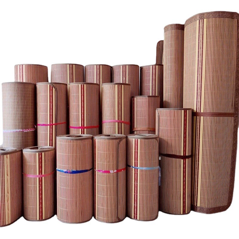 Производители ковриков оптом бамбуковые коврики Домашние коврики Летние карбонизированные студенческие общежития соломенные коврики бамбуковые коврики