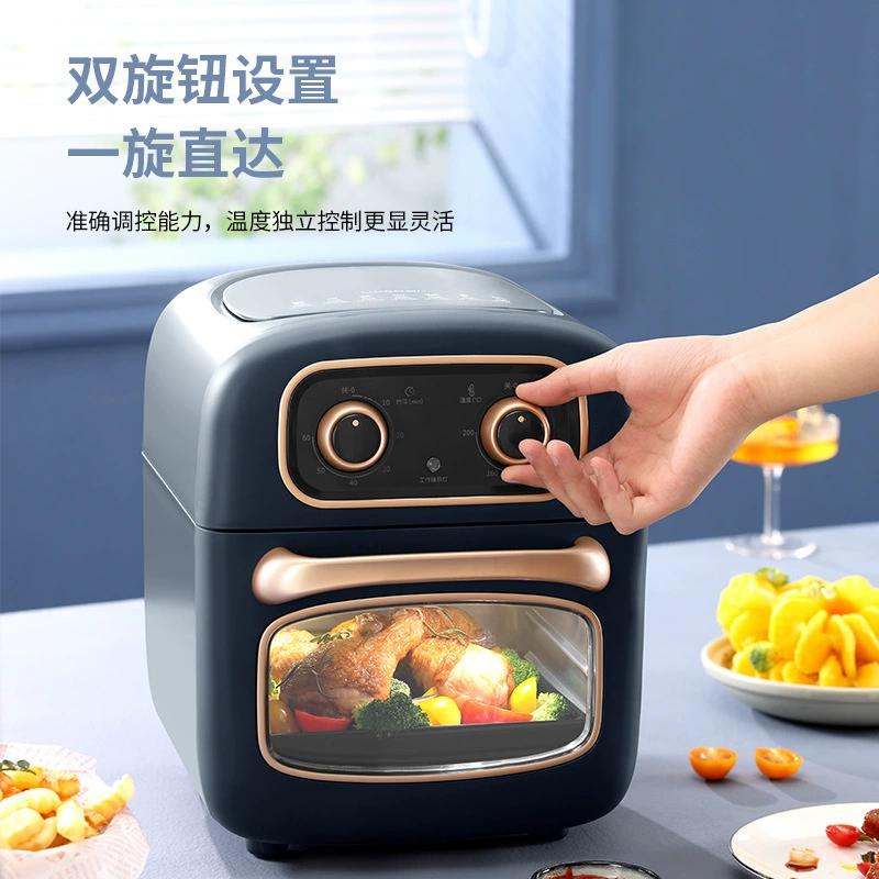 Liren 7L аэрогриль бытовой большой емкости, безмасляная электрическая фритюрница, паровая многофункциональная фритюрница
