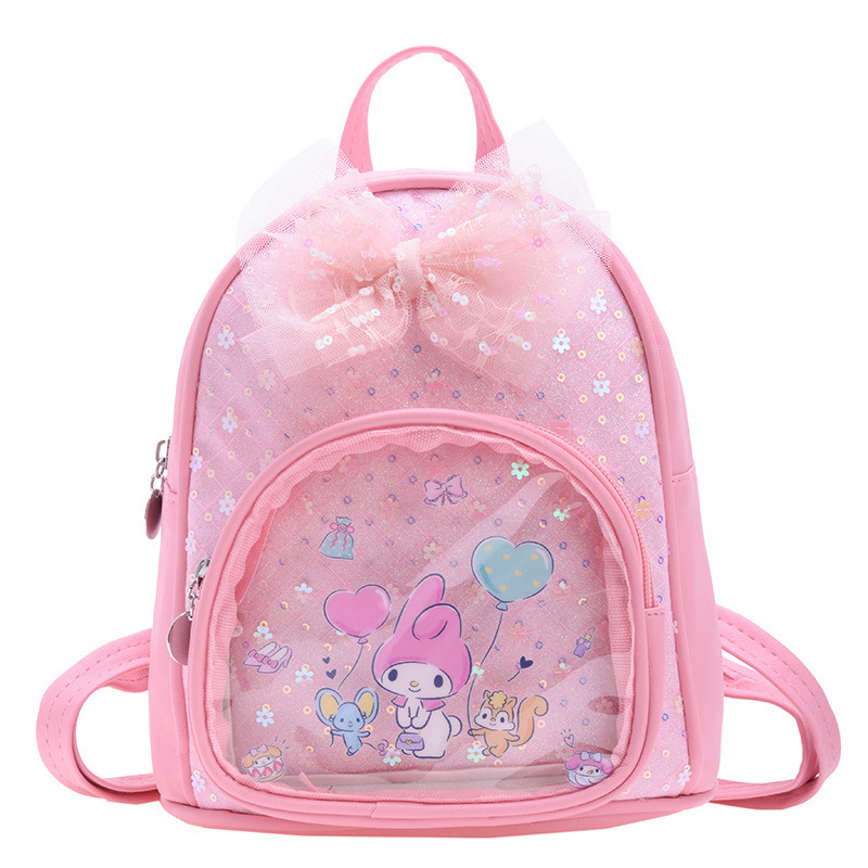 Nuevo lindo jardín de infantes mochila de arco para niños y niñas encantadora mochila pequeña de estilo exterior bolsa de tendencia casual