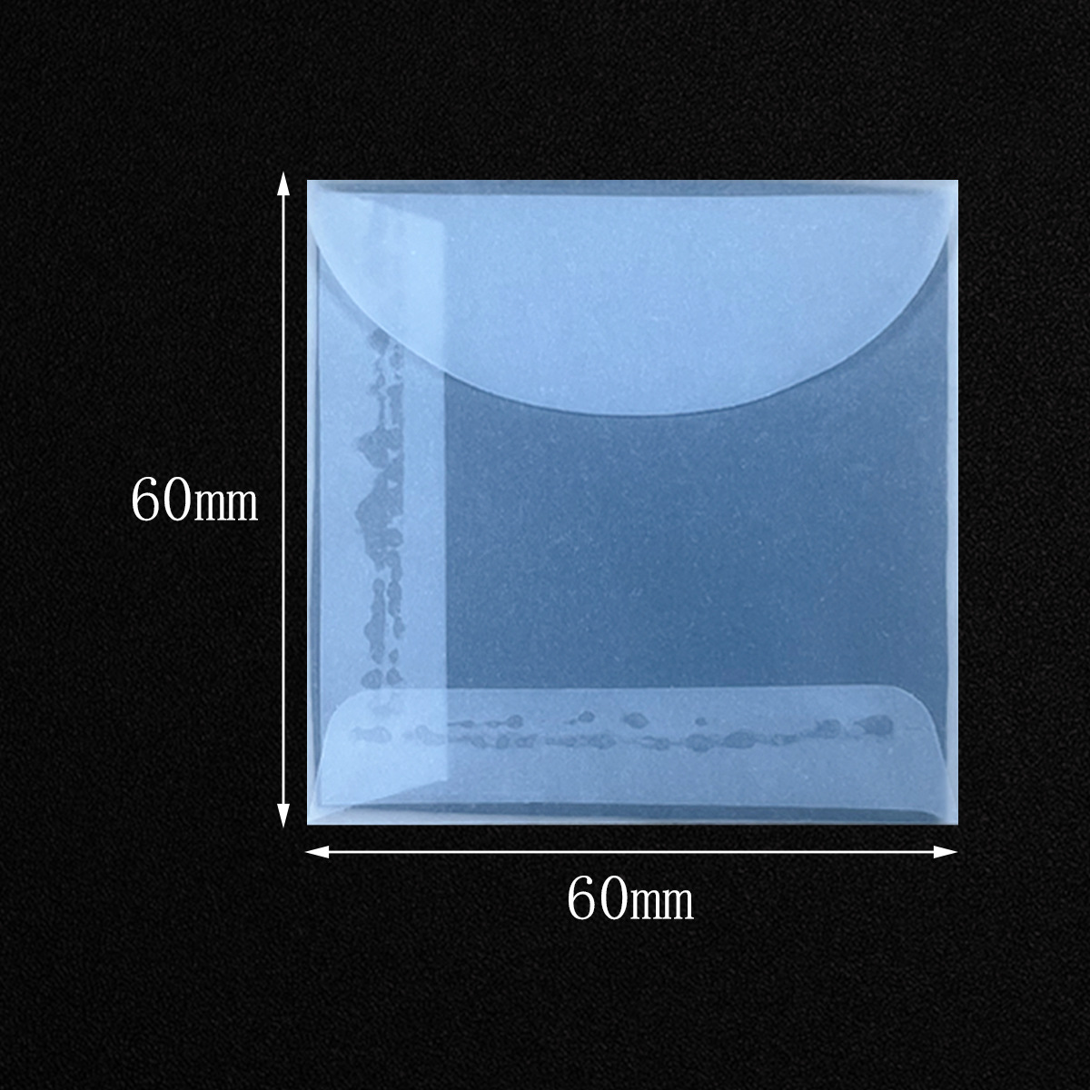Papel de sulfato creativo sobre de impresión dorado regalo tarjeta de felicitación tarjeta de invitación almacenamiento sobre hacer bolsa de papel sobre transparente