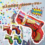 网红充气礼花手枪手持礼炮创意派对吹气手持礼花炮聚会婚庆生日