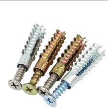 厂家直销铁膨胀锯齿壁虎自攻螺钉水泥墙轻质砖空心砖金属膨胀管M6