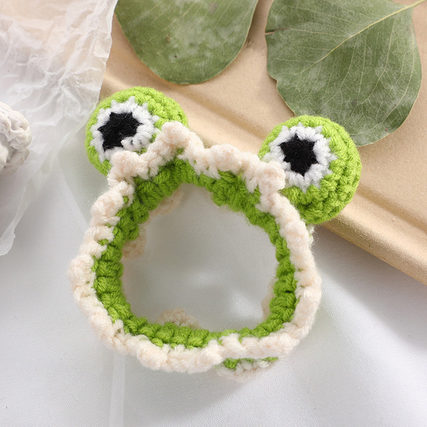 Cute knitted hair accessory