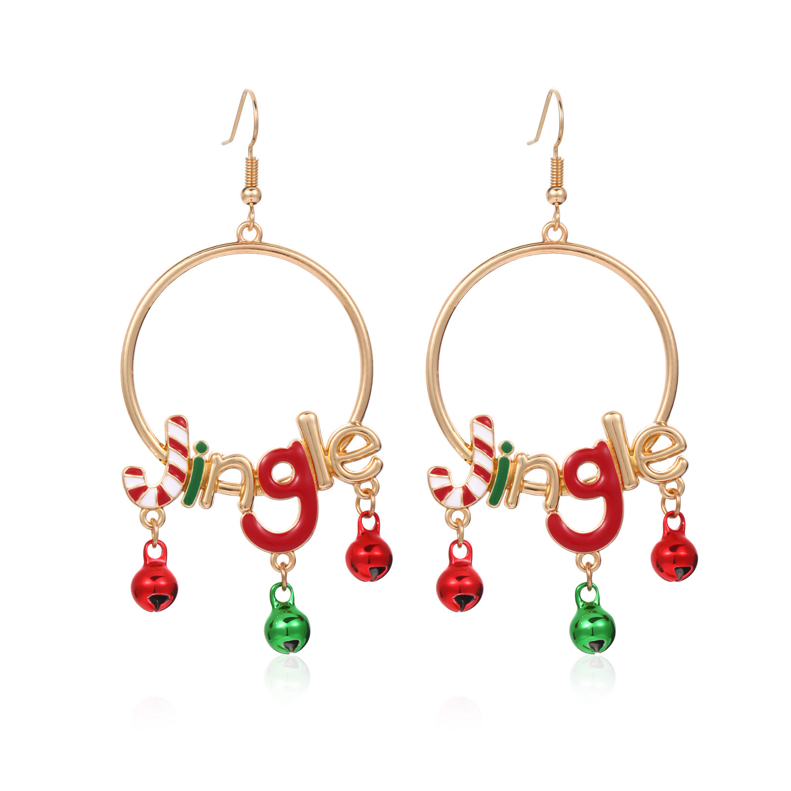 10g Weight Christmas Festival Women's Gender Cute Style Cute Drop Earrings 19