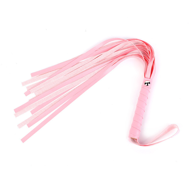 SM leather whip long female punishment training role play spanking…