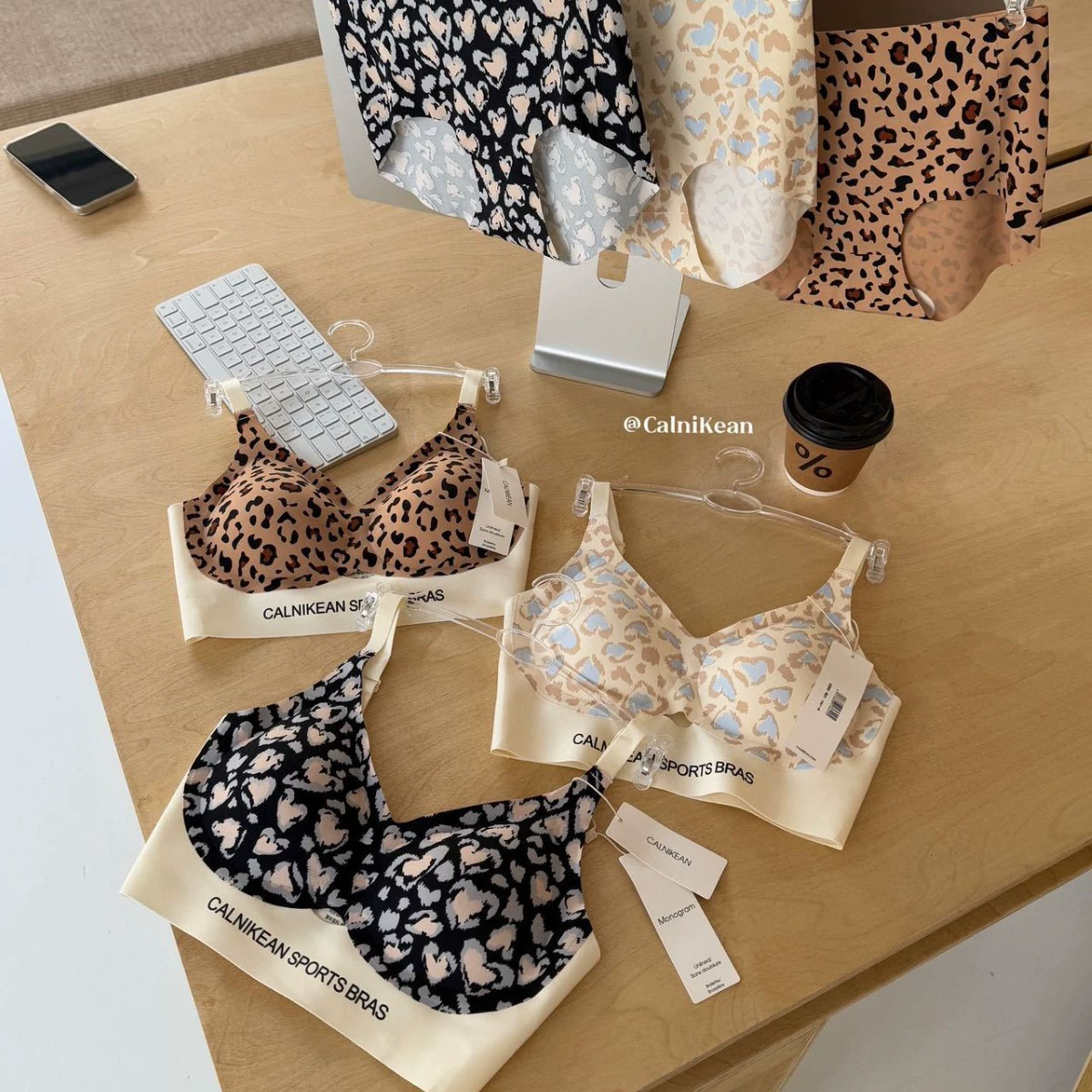 Calnikean 0098# молочная кожа, леопардовый принт, мягкий лифчик с подъемом и поддержкой, бесшовный, для небольшой груди, соблазняющее нижнее белье для женщин