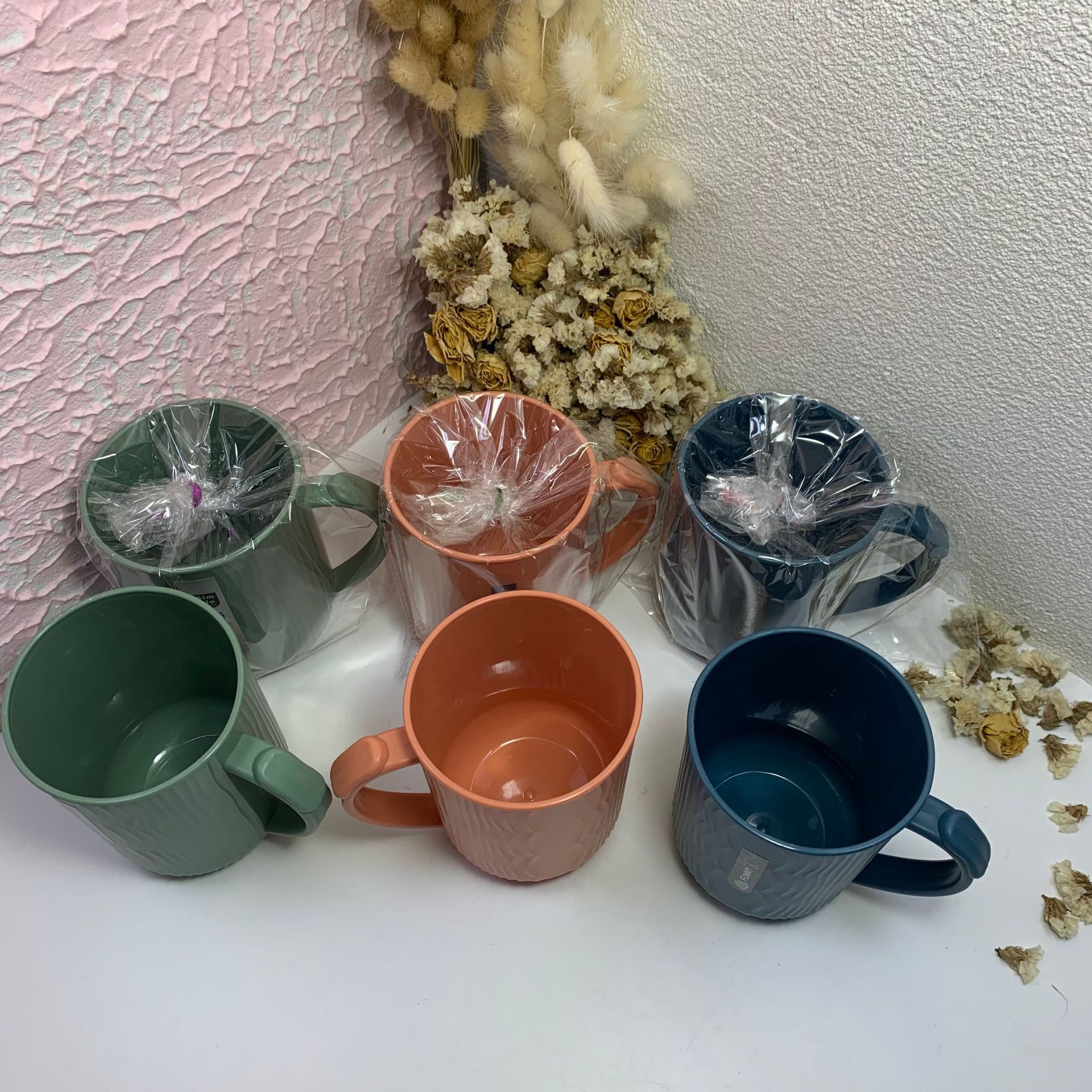Zhuojia 5070 Brushing Cup Rinsing Cup Round Bottom Simple Creative Mouth Cup Color Random