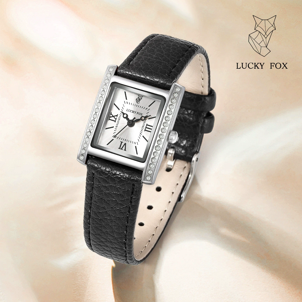 Стильные часы LUCKYFOX, модные универсальные элегантные кварцевые часы, стиль «легкая роскошь», простой и изящный дизайн