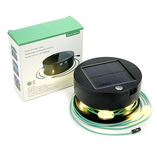 Outdoor Solar Charged Light Camping Ground Light Waterproof Lighting LED Light String Tent Light Colorful Atmosphere Light