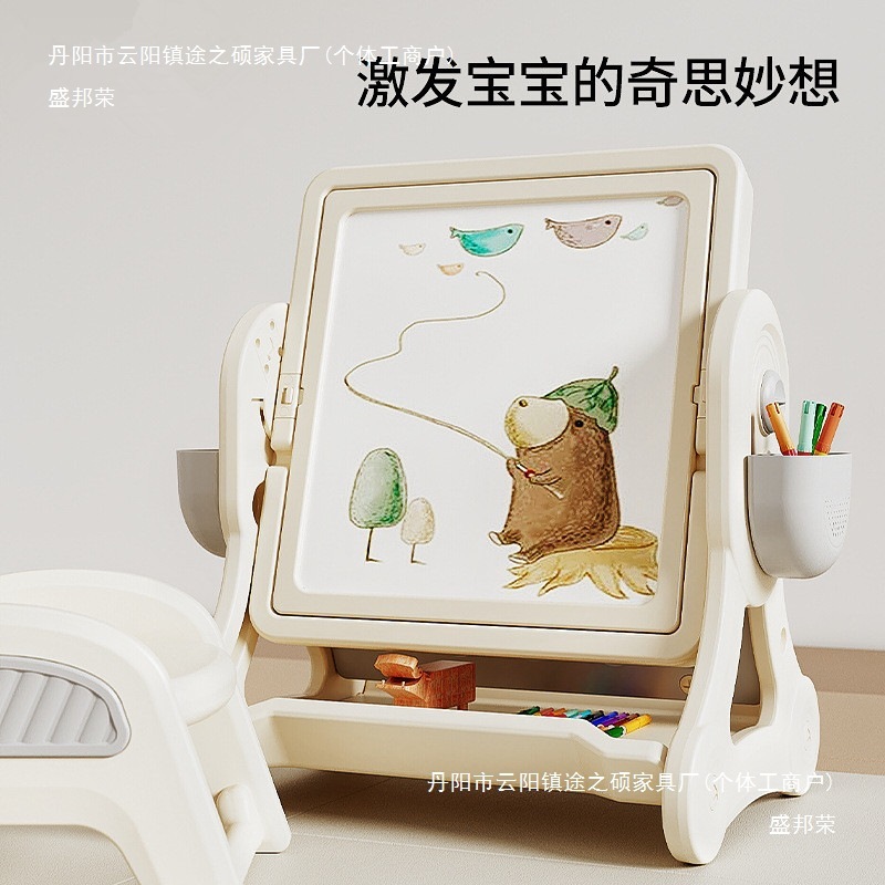 积木学习桌二合一儿童多功能积木桌游戏桌子男孩女孩|undefined