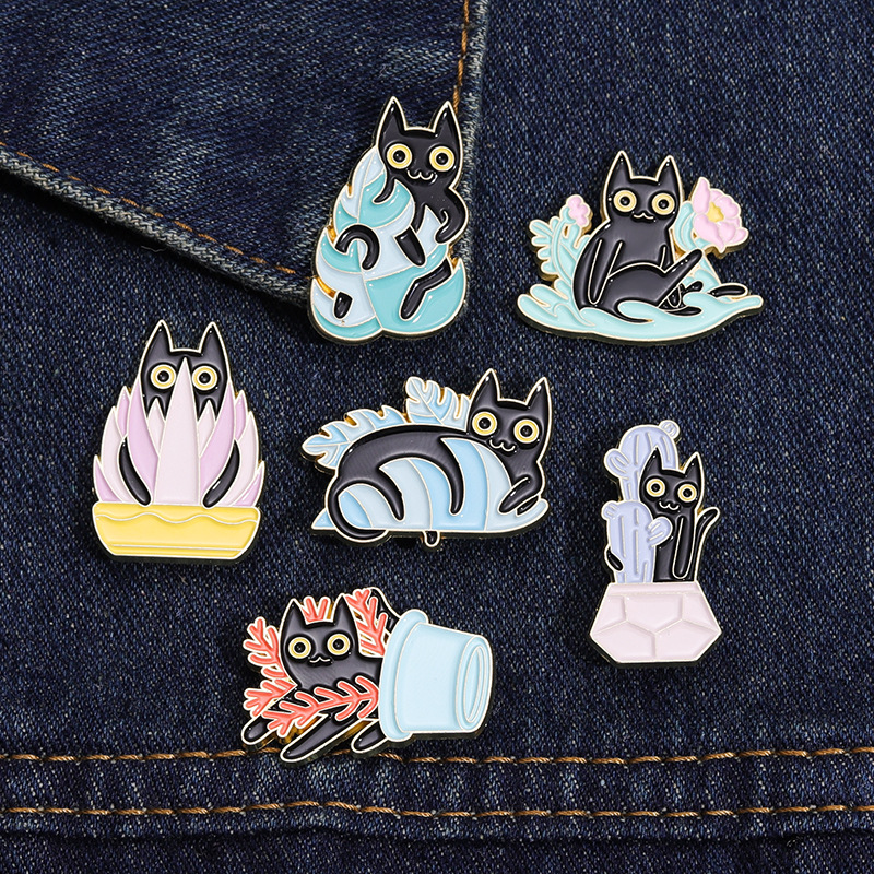 9g Weight Brooches Classification Holiday, Daily Occasion Alloy Material Animal Pattern Unisex Gender Stoving Varnish Design Cute Style Cute Pin Animal Alloy Stoving Varnish Unisex Brooches 4