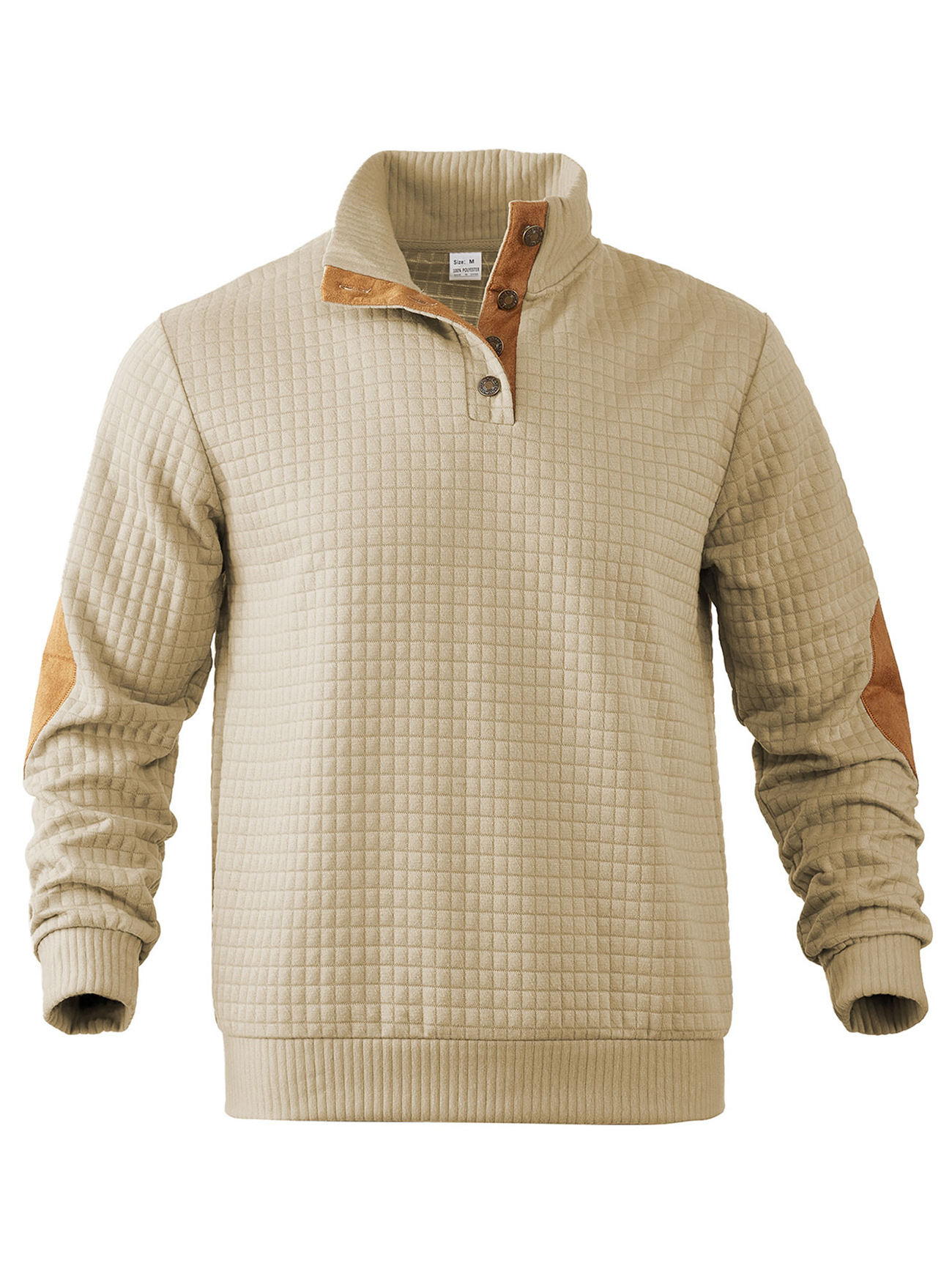 Men's Casual Stand Collar Hoodie Versatile Spring Autumn Fashion_voghion.com
