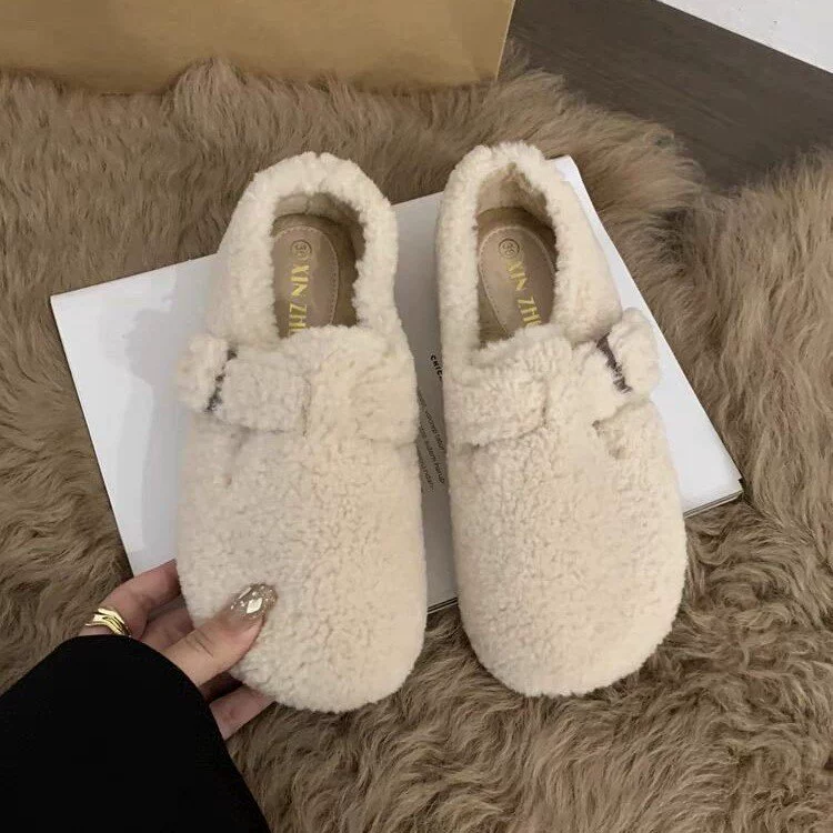 High winter footwear platform, keep warm shoes