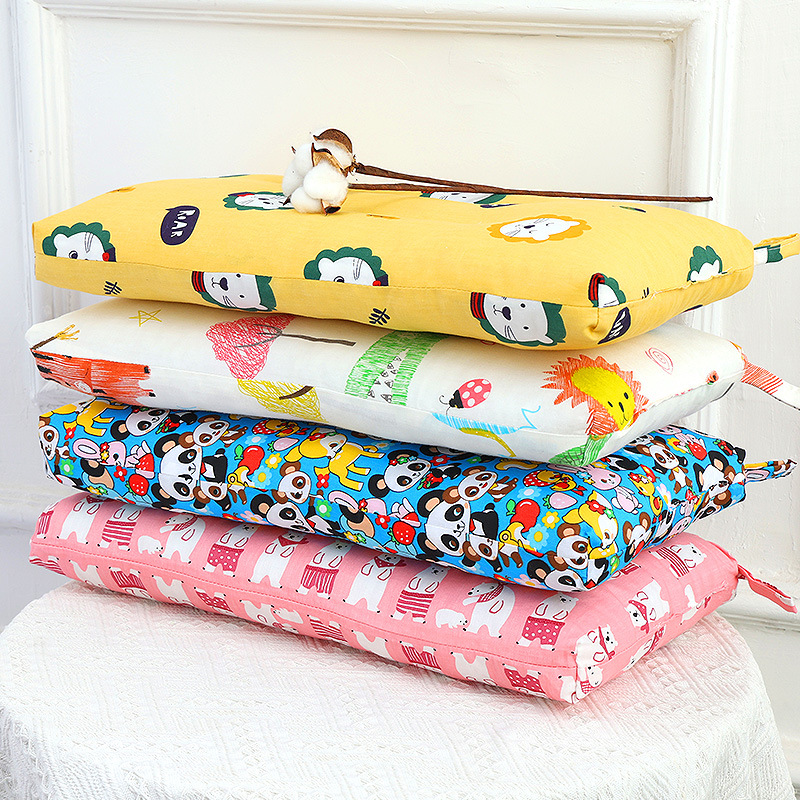 Cotton cartoon pillow for kindergarten for sleep for students