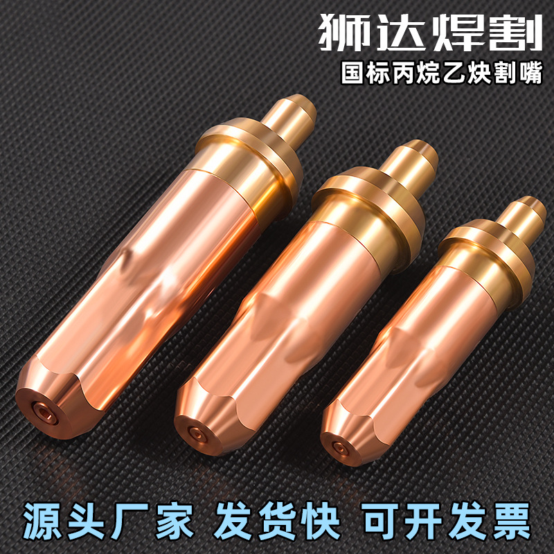 狮达国标全铜G01-30/100/300丙烷割嘴环形乙炔割咀梅花煤气割嘴