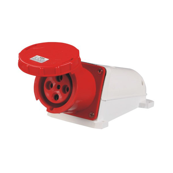 CEE-134/144工业插座 红色 新款 IP67 63A 125A 380V 插座插头