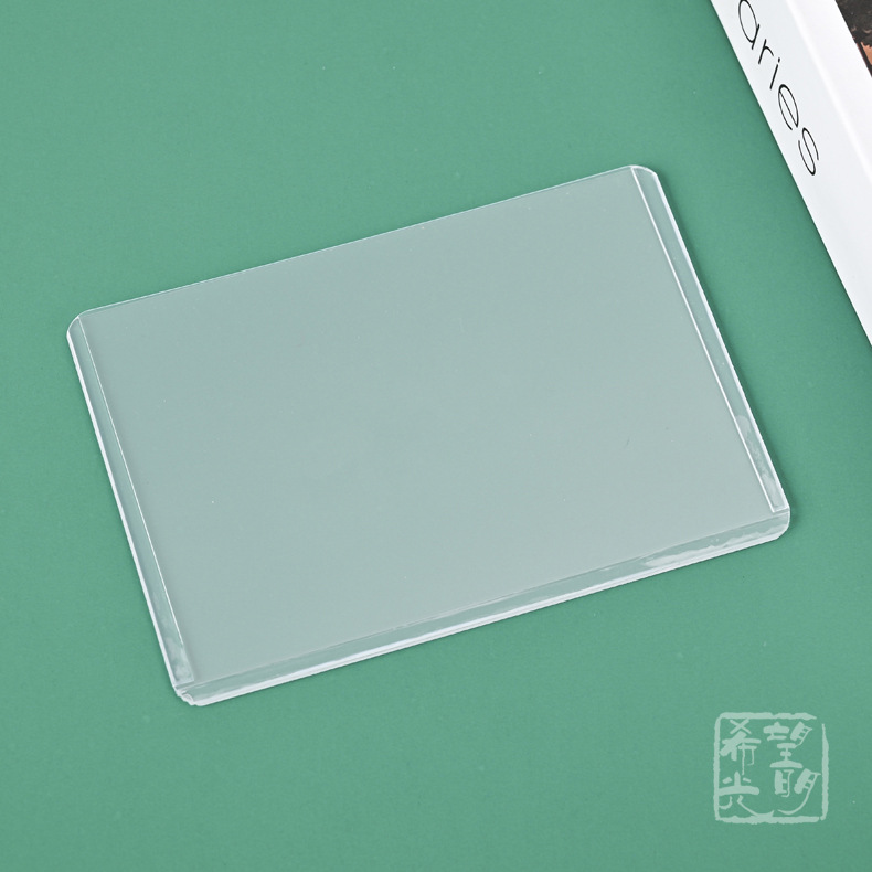 Transfronterizo 35pt duro titular de la tarjeta PVC transparente titular de la tarjeta de laminación B8 titular de la tarjeta pequeña tarjeta Goo titular de la tarjeta de juego aidou image 13