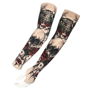 360 seamless tattoo ice sleeve spot wholesale sunscreen UV tattoo sleeve classic skull sleeve