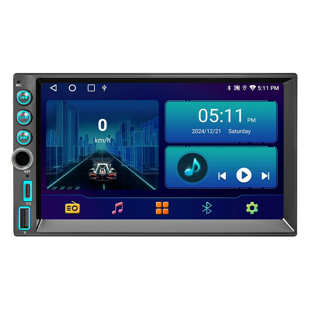 Граница 7-дюймов Hengchen 8163 автомобильная Android навигация беспроводной carplay мультимедиа автомобиль Bluetooth радиоу