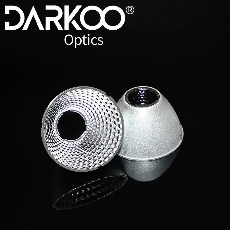 直径50mm圆孔COB反光杯LED灯珠反光碗集成光源聚光射灯筒灯玉米面